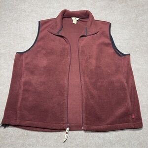Woolrich Fleece Vest Mens XL Full Zip Heritage Gorpcore Soft Outdoor Classic *